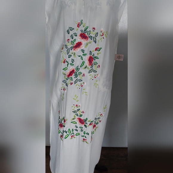 PHILOSOPHY EMBROIDERED SHIRT DUSTER/DRESS L - Picture 5 of 9